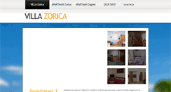 Desktop Screenshot of apartmani-zorica.net